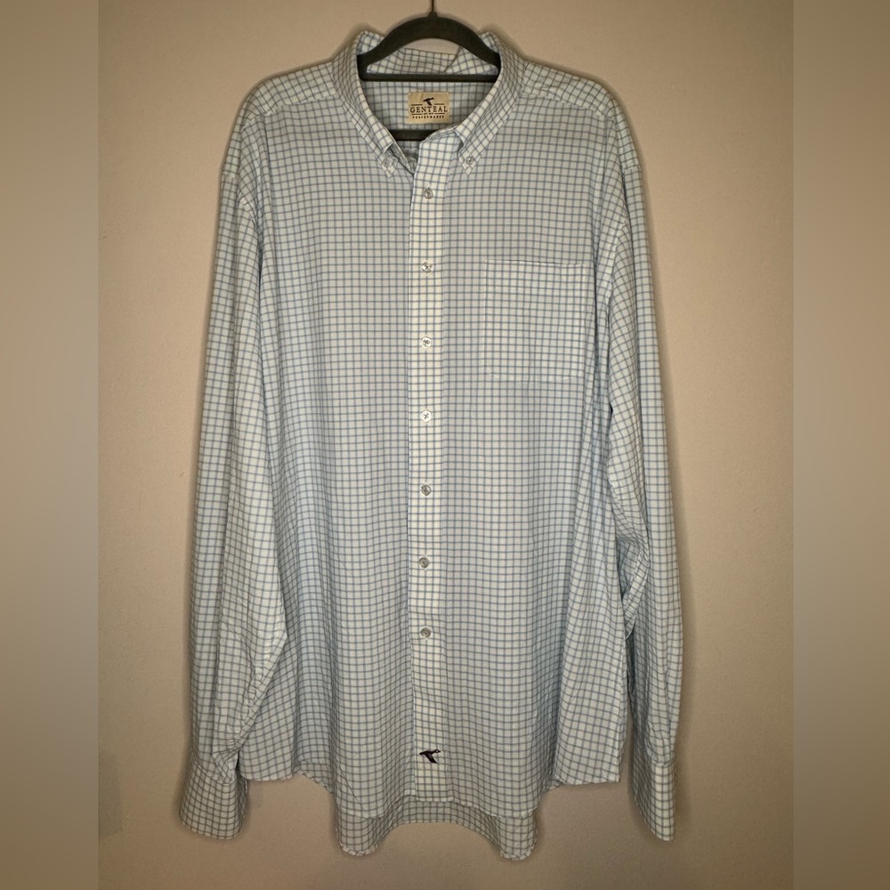 GENTEAL Performance Sport Shirt Button Down size XL